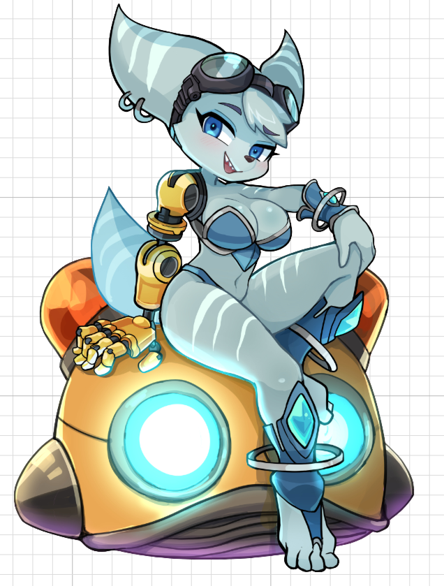 Rivet Sticker | Ratchet And Clank Vinyl Sticker SFW furry sticker,sfw sticker,stickers,Rivet sticker,Ratchet And Clank sticker