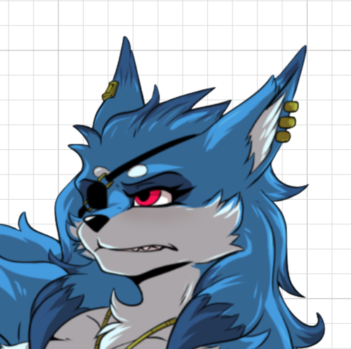 Krystal Eye Patch Furry Girl Sticker | Star Fox Vinyl Sticker NSFW krystal sticker,furry sticker,Star Fox sticker,NSFW stickers