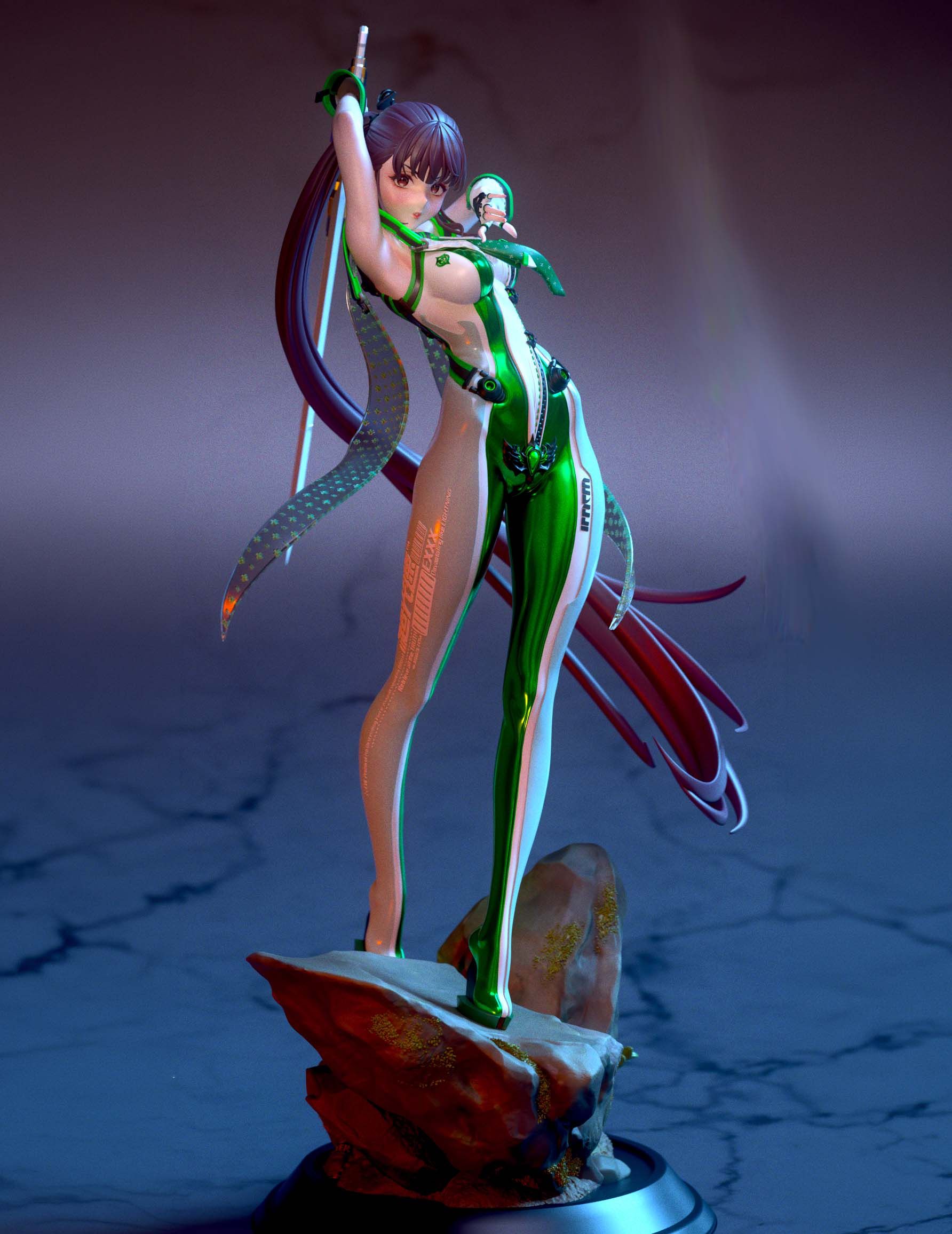 Eve Statue | Stellar Blade Fan Art by Kuru Figure SFW 3d printed statue,Eve statue,Stellar Blade statue,3d printed figure,3d printed