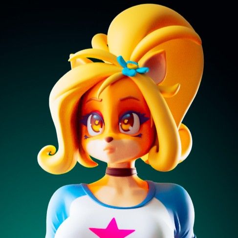Coco Bandicoot Statue | Crash Bandicoot Fan Art by Officer Rhu SFW,NSFW,Futa 3d printed statue,3d printed,nsfw statue,futa statue,Coco Bandicoot Statue,Crash Bandicoot statue