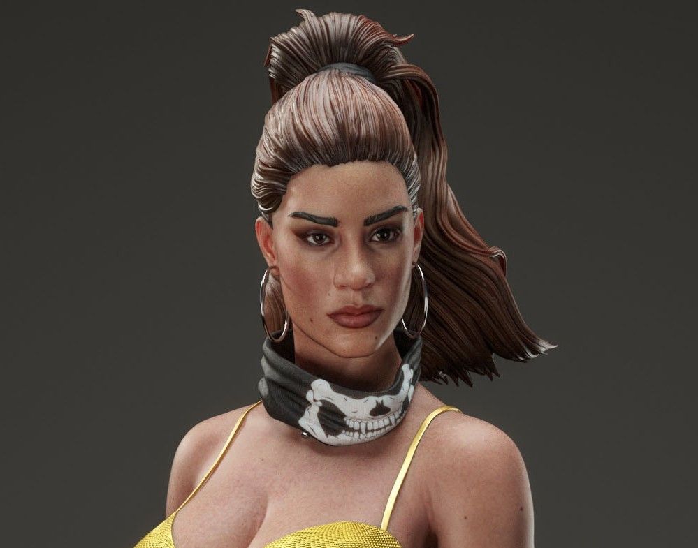 Lucia Caminos Statue | GTA 6 Fan Art by Abe3D SFW,NSFW 3d printed statue,nsfw statue,Lucia Caminos statue,gta statue,3d printed figure,3d printed