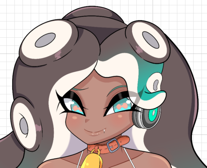 Marina Furry Girl Sticker | Splatoon Vinyl Sticker SFW,NSFW,Futa Marina Furry stickers,Splatoon sticker,nsfw sticker,sfw sticker,furry sticker,futanari sticker,futa sticker