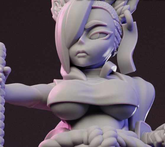 Sword Master Tanuki Ninja Miniature | DnD Fan Art by Jigglystix SFW,NSFW 3d printed,miniature,dnd miniature,Sword Master Tanuki Ninja,3d printed miniature,nsfw miniature