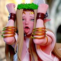 Figura Celestine Lucross Chained | Mahou Kaiju Fanart autorstwa Momoji3d SFW,NSFW 3d printed,3d printed statue,nsfw statue,Celestine Lucross statue,Mahou Kaiju statue