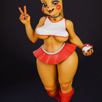 Pikachu Statue | Pokemon Fanart von mowmaw NSFW,Futa 3d printed,Pikachu Statue,futa statue,pokemon statue,furry statue,nsfw statue,futa figurines,futanari figurines,futanari statue