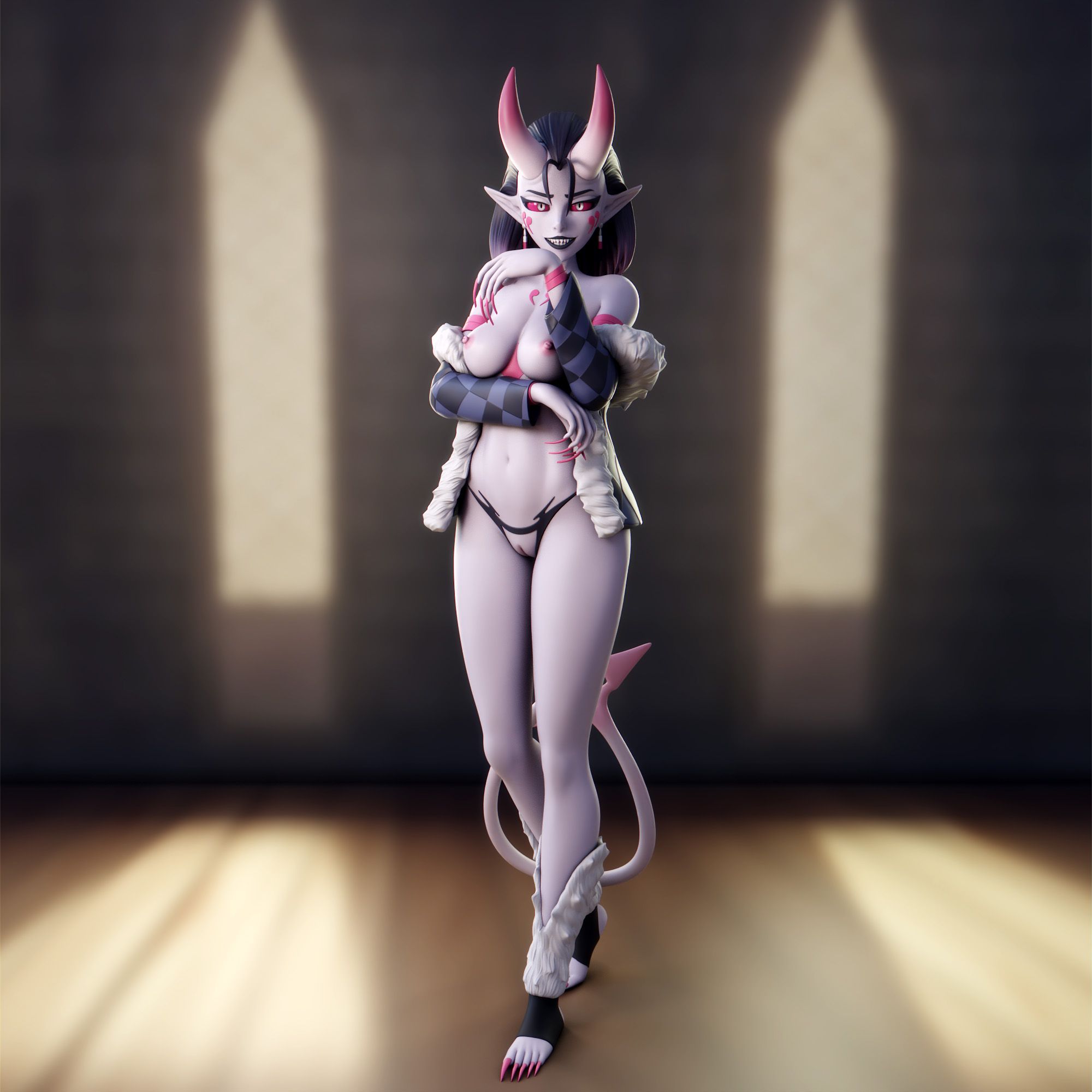 Herzha Statue | Fandel Tales Fan Art by FunserviceSTL SFW,NSFW 3d printed statue,nsfw statue,Herzha statue,Fandel Tales Statue,3d printed figure,3d printed