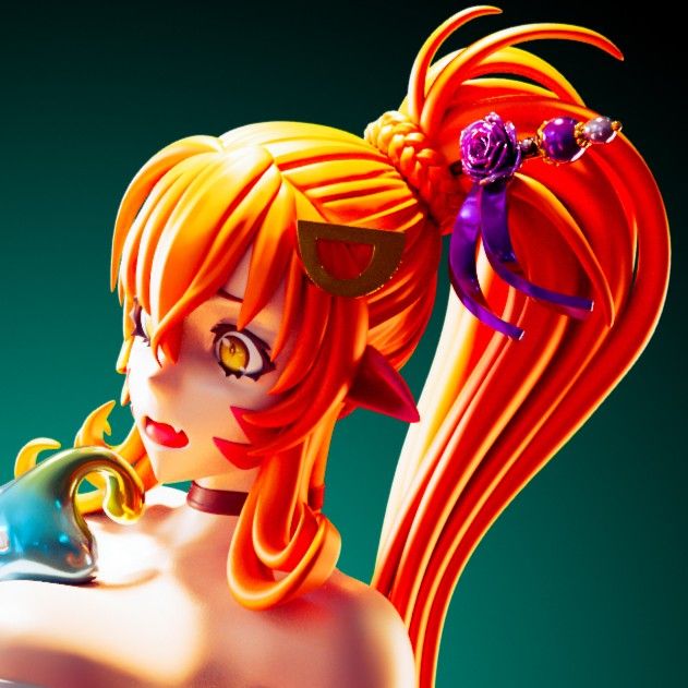 Miia Thicc Snake Statue | Monster Musume Fan Art by Officer Rhu SFW,NSFW,Futa 3d printed statue,3d printed,nsfw statue,futa statue,Miia Snake Statue,Monster Musume Statue
