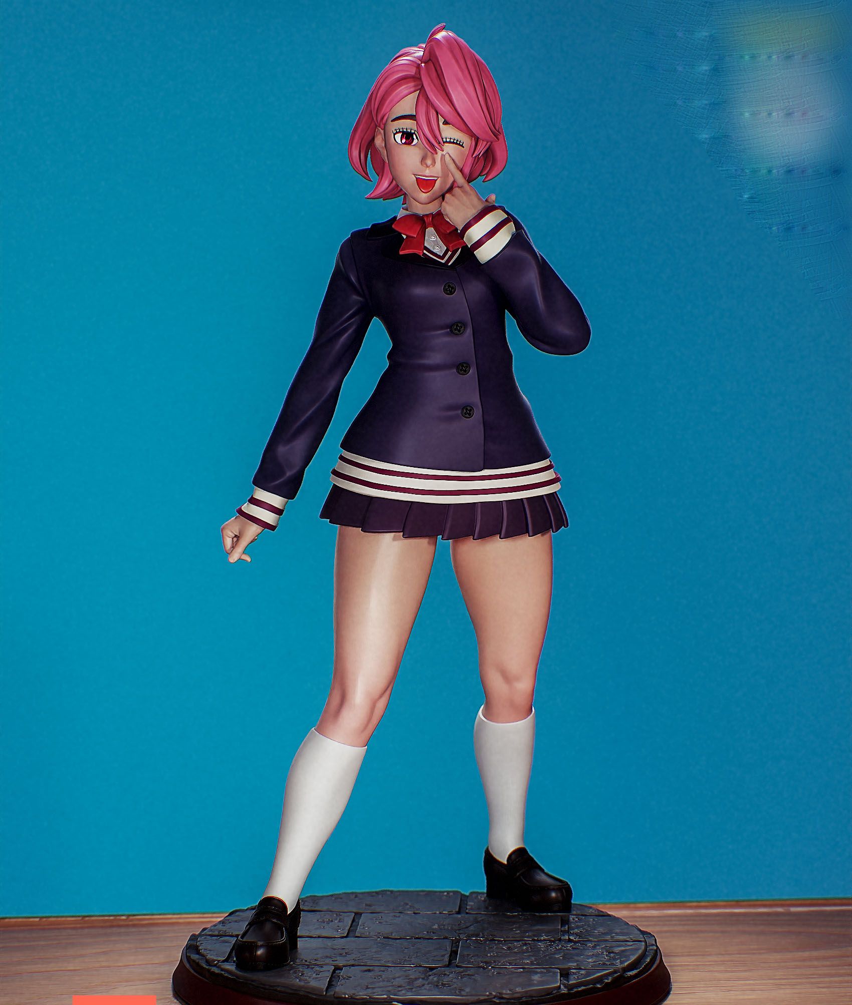 Aira Statue | Dandadan Fan Art by PEACHFIGURE SFW,NSFW 3d printed,3d printed statue,Dandadan statue,Aira statue,nsfw statue