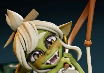 Fishing Goblin Girl Miniature | DnD Fan Art by Jigglystix SFW 3d printed,miniature,dnd miniature,Fishing Goblin Girl,3d printed miniature