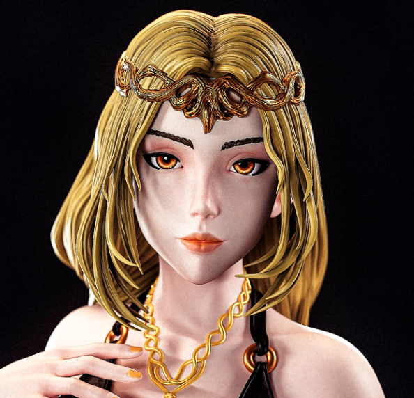 Marika Statue | Elden Ring Fan Art by PEACHFIGURE SFW,NSFW 3d printed statue,3d printed,nsfw statue,3d printed figure,Marika Statue,Elden Ring