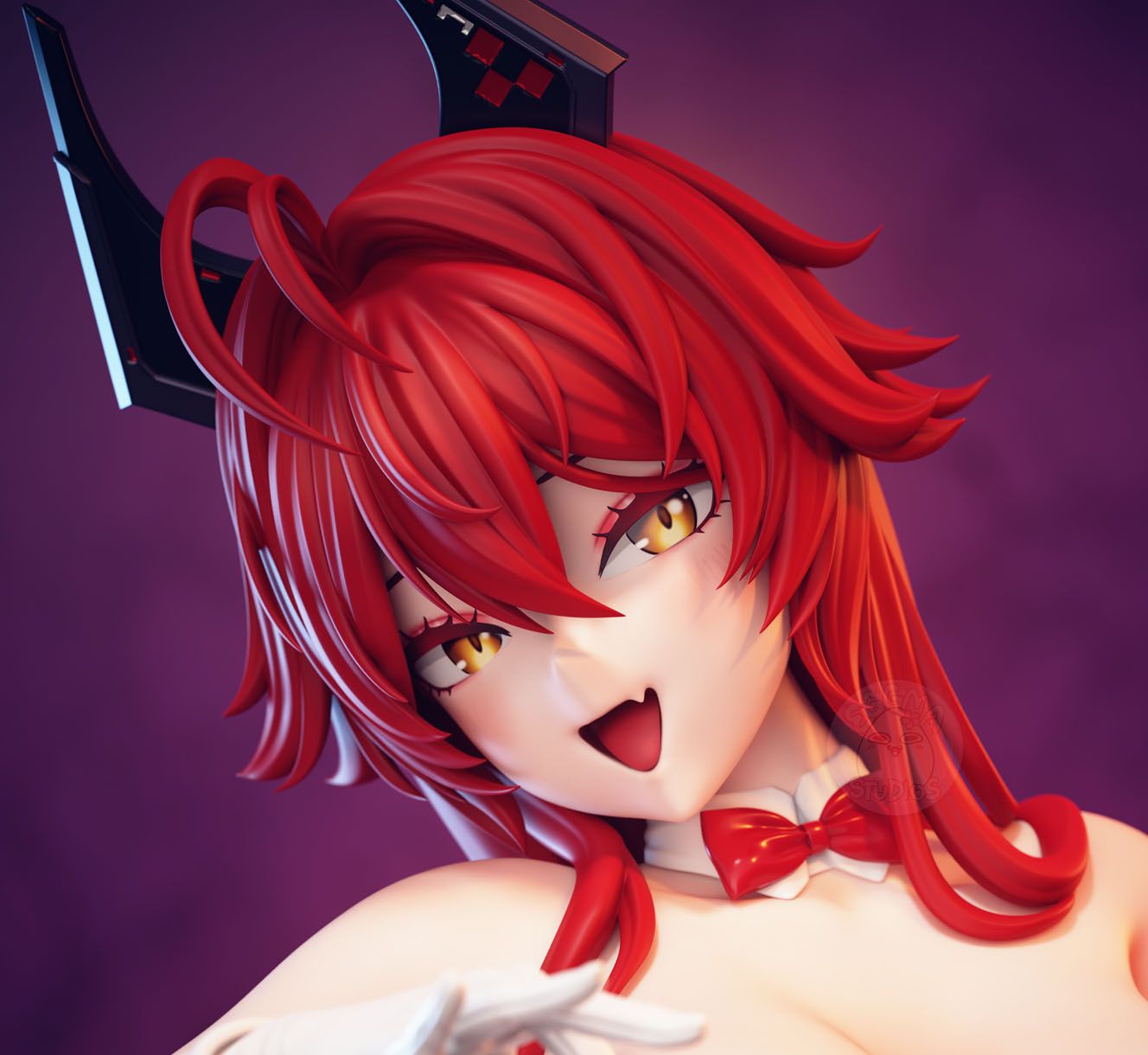 Statua Red Hood | NIKKE Fan art di EggmaStudios SFW,NSFW 3d printed statue,3d printed,3d printed figure,NIKKE Statue,Red Hood Statue,nsfw statue