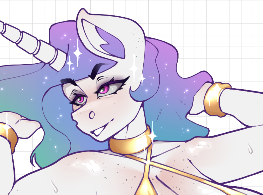 Princess Celestia Dancer Furry Sticker | My Little Pony Vinyl Sticker SFW,NSFW furry sticker,nsfw sticker,stickers,Princess Celestia,mlp sticker,My Little Pony sticker