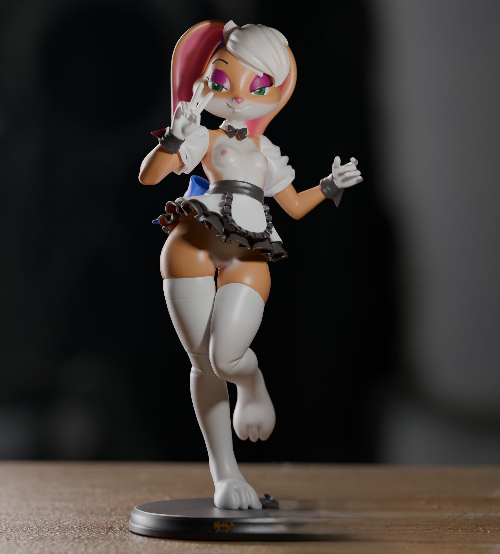 Lola Maid Statue | Looney Tunes Fan Art by Gibly NSFW 3d printed statue,3d printed,Lola Maid Statue,nsfw statue,3d printed figure,Looney Tunes Statue