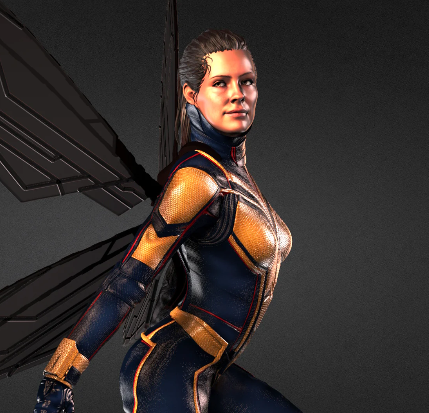 The Wasp Statue | Marvel Fan Art by VX-Labs