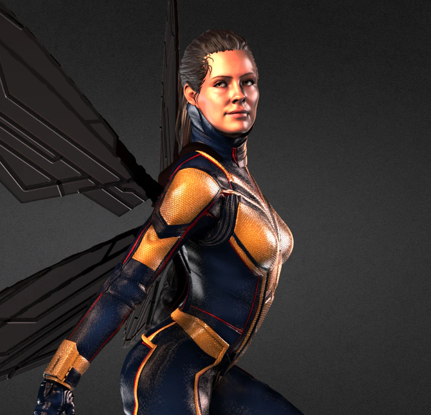 The Wasp Statue | Marvel Fan Art by VX-Labs SFW null