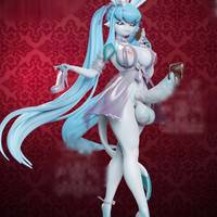 Glaceon Eevee Furry Statue | Pokemon Fanart von Onagaba SFW,NSFW,Futa 3d printed statue,3d printed,3d printed figure,Glaceon Statue,Pokémon Statue,futa statue,futa figurines,futanari figurines,futanari statue,nsfw statue,furry statue