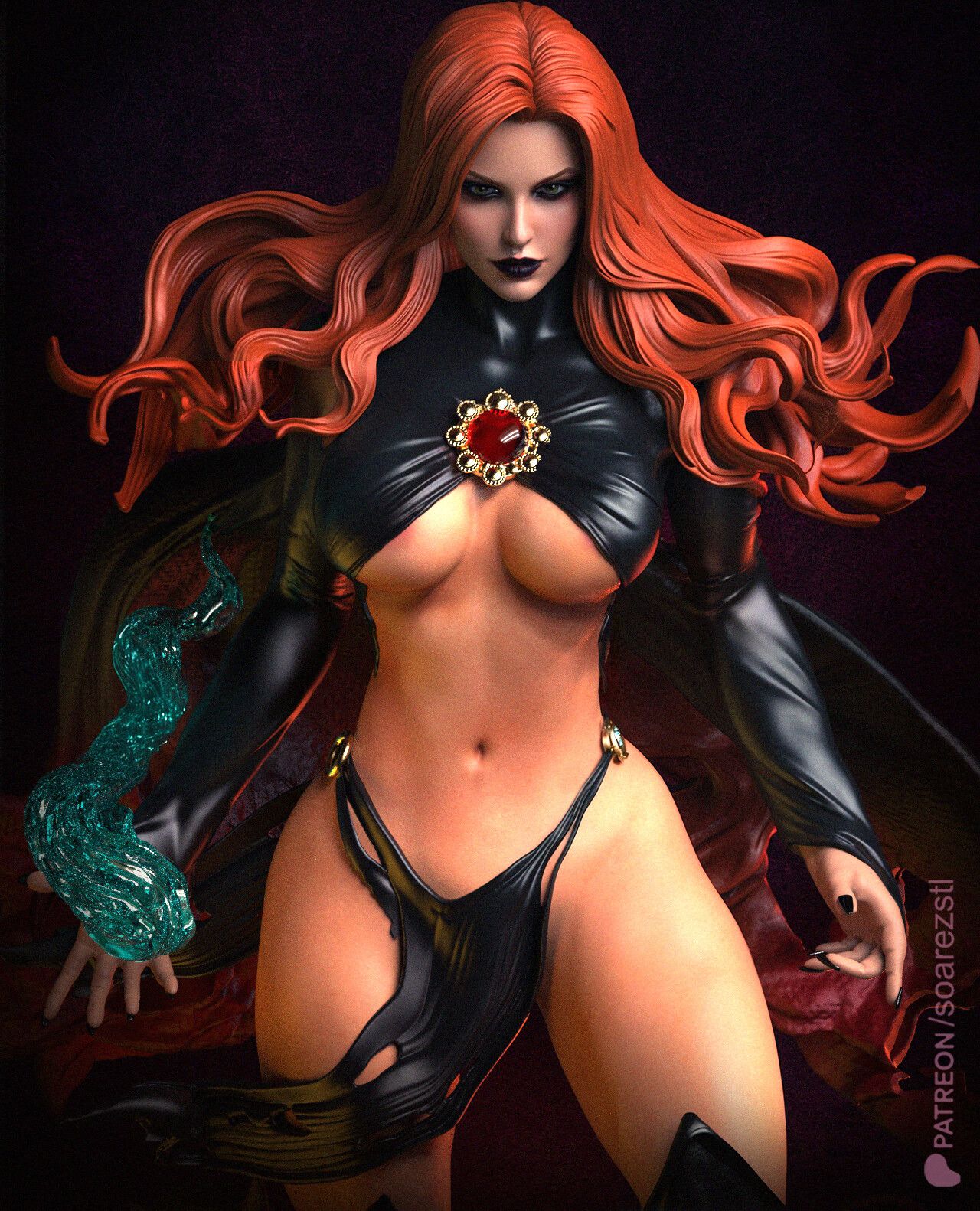 Goblin Queen Statue | X-Men97 Fan Art by Pop Totem SFW null
