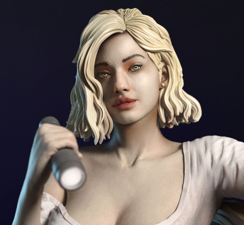 Grace Ashcroft Statue | Residual Evil Fan Art by TorridaMinis SFW,NSFW 3d printed,3d printed statue,nsfw statue,3d printed figure,Grace Ashcroft Statue,Residual Evil Statue