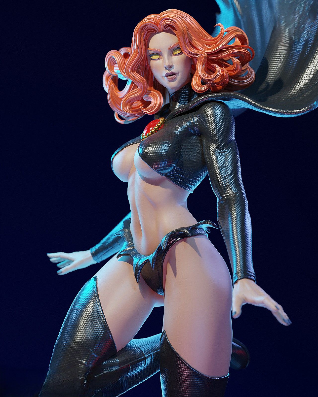 Red Queen Statue | X-Men97 Fan Art by E.S Monster SFW,NSFW 3d printed statue,3d printed,madelyne pryor statue,nsfw statue,3d printed figure,X-Men97