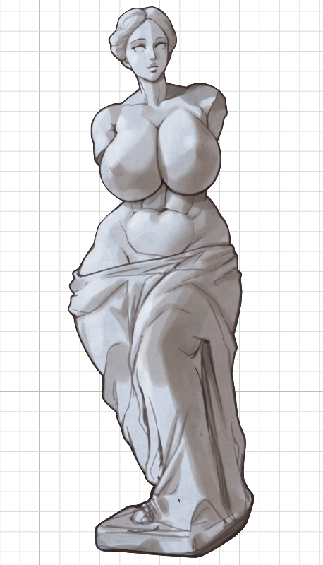 Venus De Milo Statue Sticker | Original Vinyl Sticker NSFW nsfw sticker,stickers,Venus De Milo Statue sticker,original sticker
