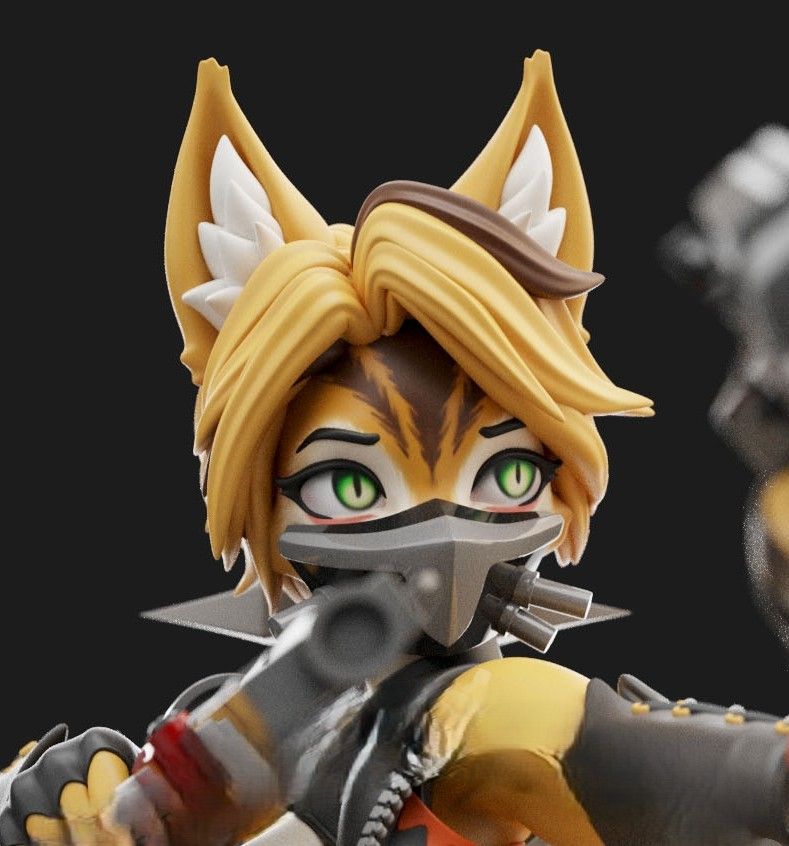 Estatua Pulchra Furry | Zenless Zone Zero Fan Art por Anyonensfw SFW,NSFW,Futa 3d printed statue,3d printed,nsfw statue,3d printed figure,Pulchra Statue,furry statue,Zenless Zone Zero Statue,futa statue,futa figurines,futanari statue,futanari figurines