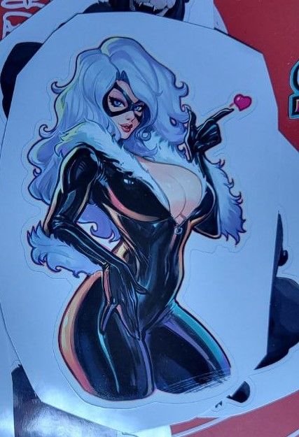 Blackcat Sticker | Marvel Vinyl Sticker SFW blackcat sticker,marvel sticker,stickers,sfw sticker