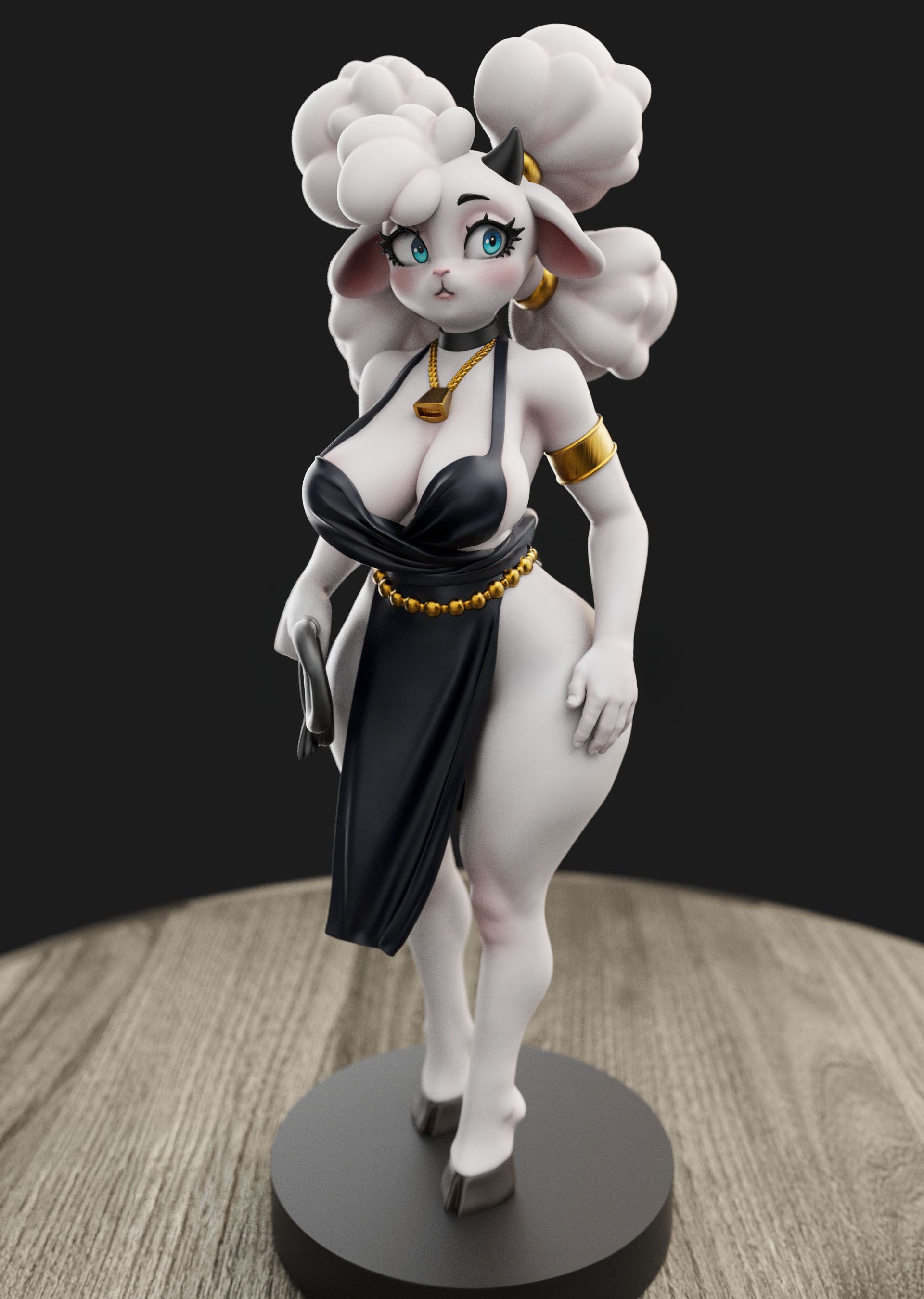 Statua Lanolin | Sonic the Hedgehog Fan art di Anyonensfw SFW,NSFW,Futa 3d printed statue,3d printed,nsfw statue,3d printed figure,furry statue,Lanolin Statue,Sonic the Hedgehog Statue,futanari figurines,futanari statue,futa statue,futa figurines