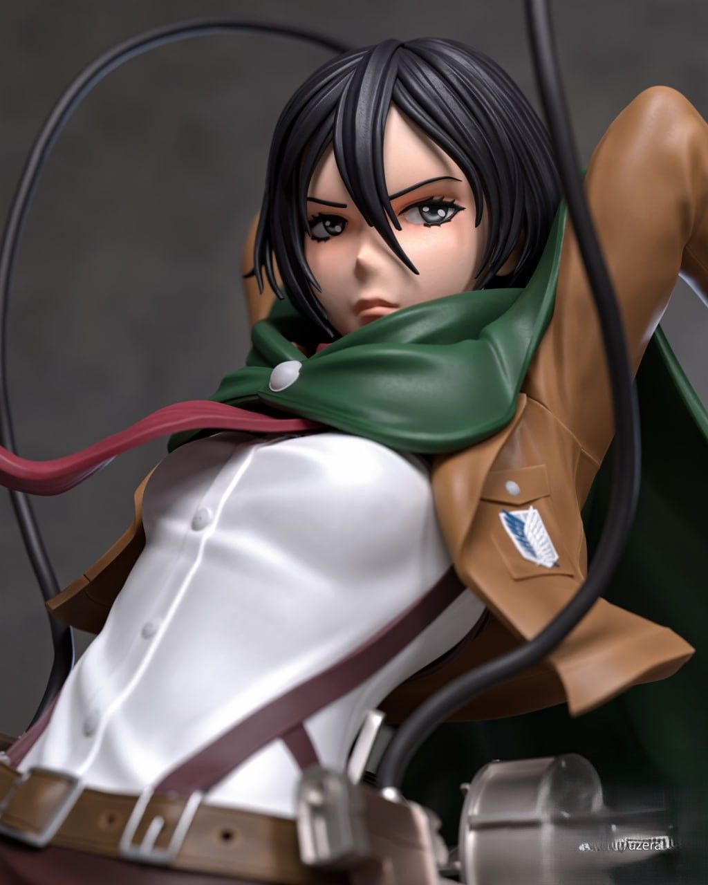 Mikasa Ackerman Statue | Attack on Titan Fan Art by Azerama SFW,NSFW 3d printed,3d printed statue,nsfw statue,Mikasa Ackerman statue,Attack on Titan statue
