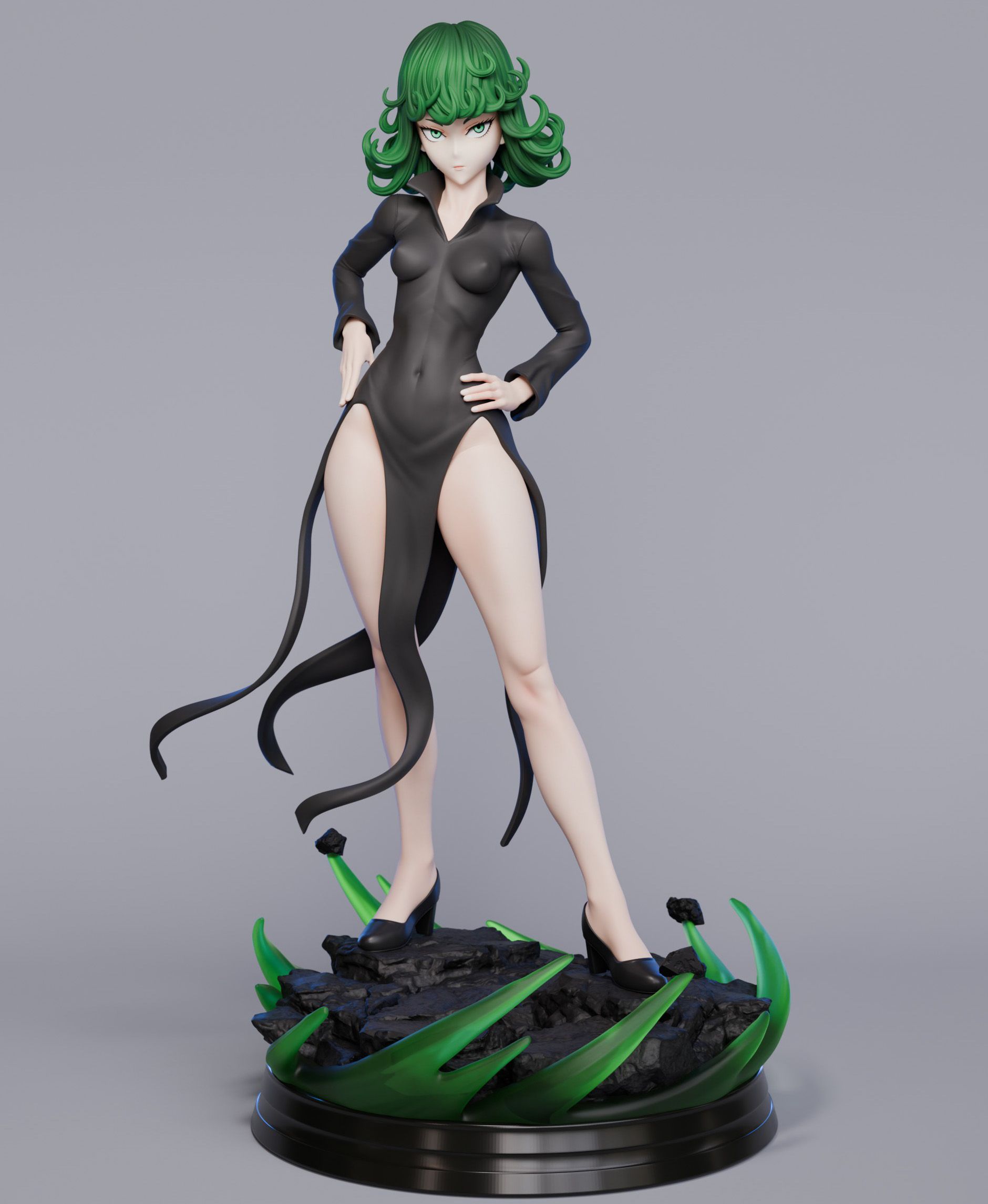 Tatsumaki Statue | One-Punch Man Fan Art by Abe3D SFW,NSFW 3d printed statue,Tatsumaki Statue,One-Punch Man statue,3d printed figure,3d printed,nsfw statue