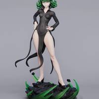 Tatsumaki Statue | One-Punch Man Fan Art by Abe3D SFW,NSFW 3d printed statue,Tatsumaki Statue,One-Punch Man statue,3d printed figure,3d printed,nsfw statue