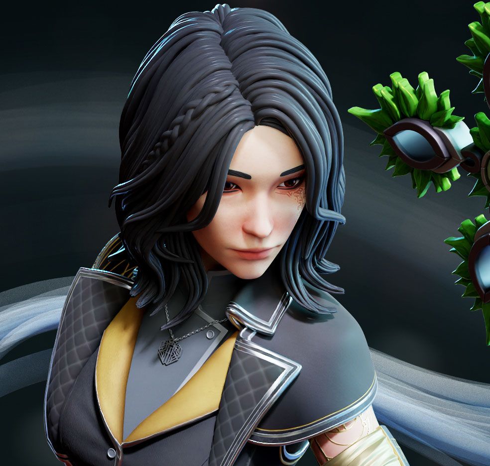 Lune Statue | Clair Obscur: Expedition 33 Fan Art by Bulkamancer SFW 3d printed statue,3d printed,Lune Statue,3d printed figure,Clair Obscur: Expedition 33 statue