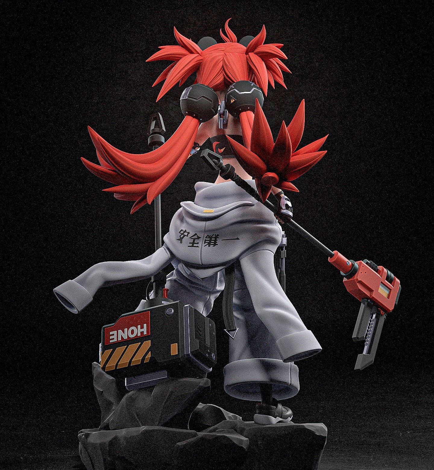 Koleda Belobog Statue | Zenless Zone Zero Fan Art by H3LLCREATOR SFW 3d printed statue,Zenless Zone Zero,3d printed,Koleda Belobog Statue,3d printed figure