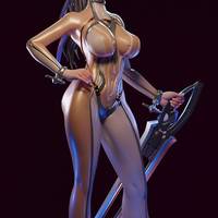 Figura EVE | Stellar Blade Fanart autorstwa E.S Monster SFW,NSFW 3d printed statue,3d printed,nsfw statue,eve statue,Stellar Blade