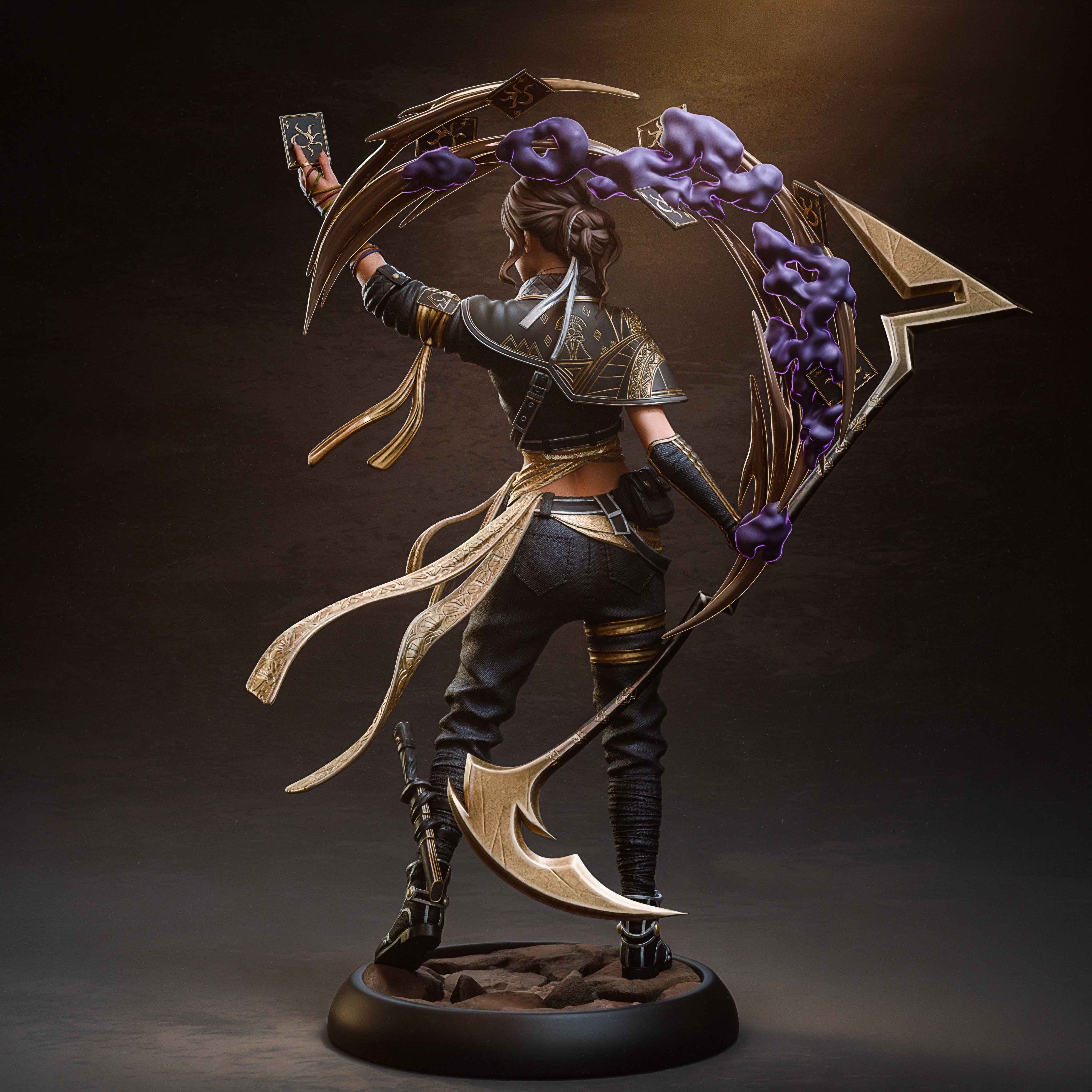 Sciel Statue | Clair Obscur: Expedition 33 Fan Art by Bulkamancer SFW 3d printed statue,3d printed,Sciel Statue,3d printed figure,Clair Obscur: Expedition 33 statue