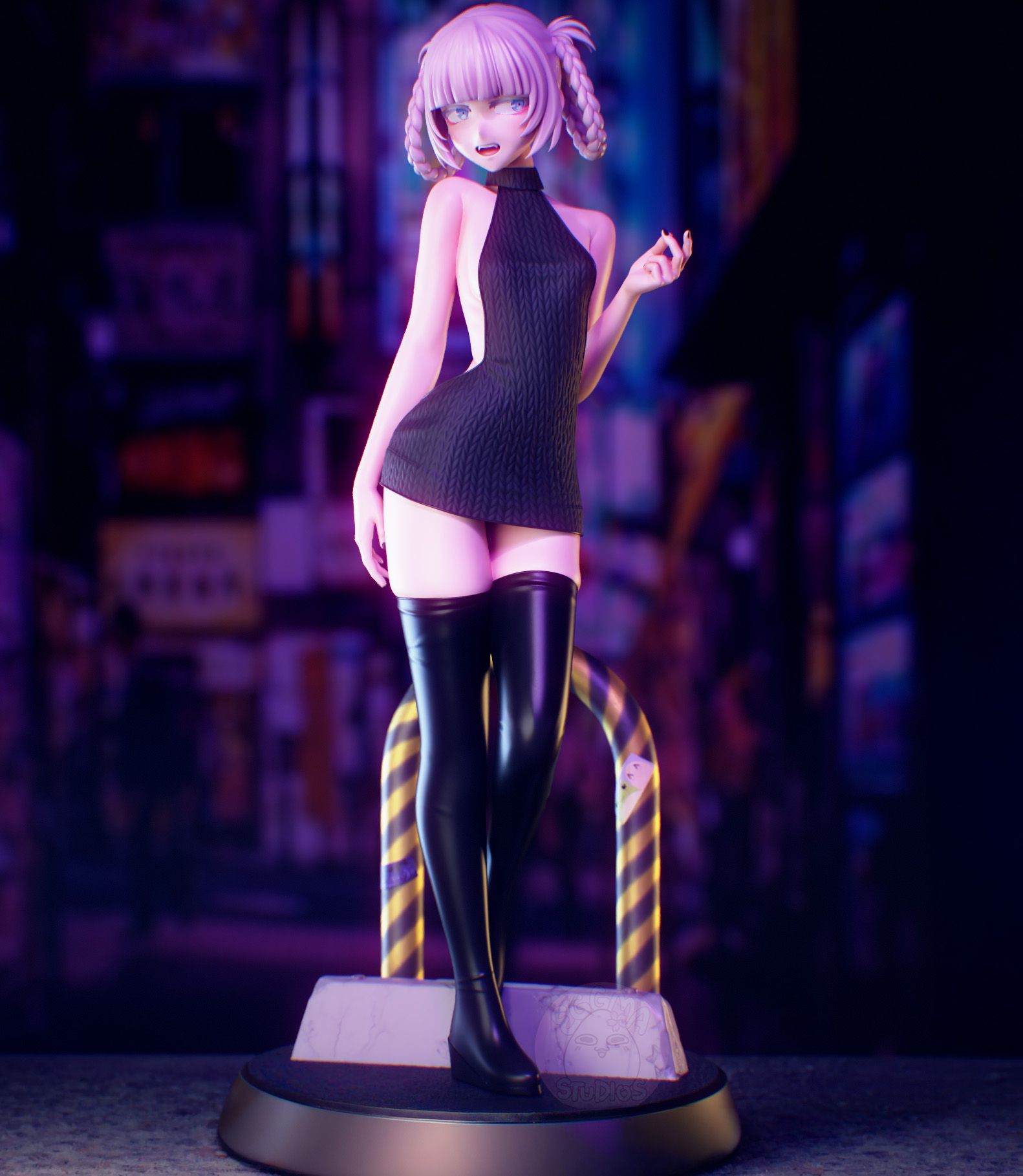 Nazuna Statue | Call of the Night Fanart von EggmaStudios SFW,NSFW 3d printed statue,3d printed,3d printed figure,Nazuna Statue,Call of the Night Statue,nsfw statue