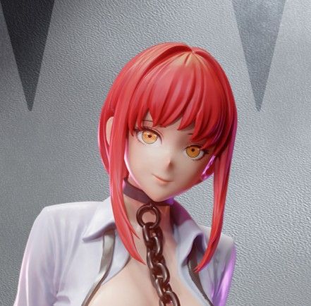Makima Statue | Chainsaw Man Fan Art by CW Studios NSFW 3d printed statue,Chainsaw Man Statue,3d printed,Makima Statue,3d printed figure