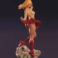 Estatua Supergirl | DC Fan art por Abe3D SFW,NSFW 3d printed statue,supergirl statue,dc statue,3d printed figure,3d printed,nsfw statue