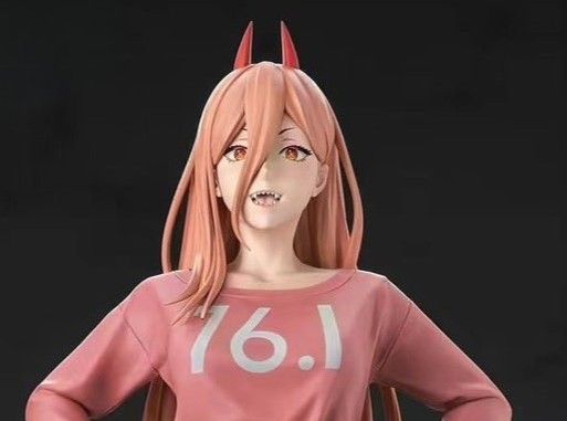 Power Statue | Chainsaw Man Fan Art by Dodomo Studio SFW,NSFW 3d printed statue,3d printed,nsfw statue,3d printed figure,Power Statue,Chainsaw Man Statue