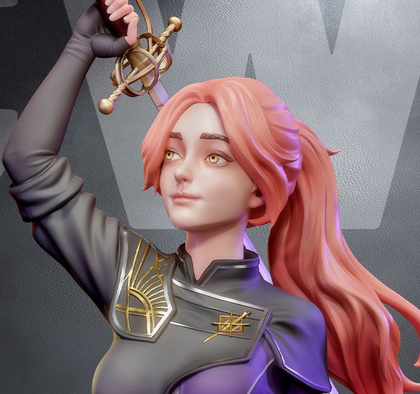 Maelle Statue | Clair Obscur: Expedition 33 Fan Art by CW Studios SFW 3d printed statue,Clair Obscur: Expedition 33 statue,3d printed,Maelle Statue,3d printed figure