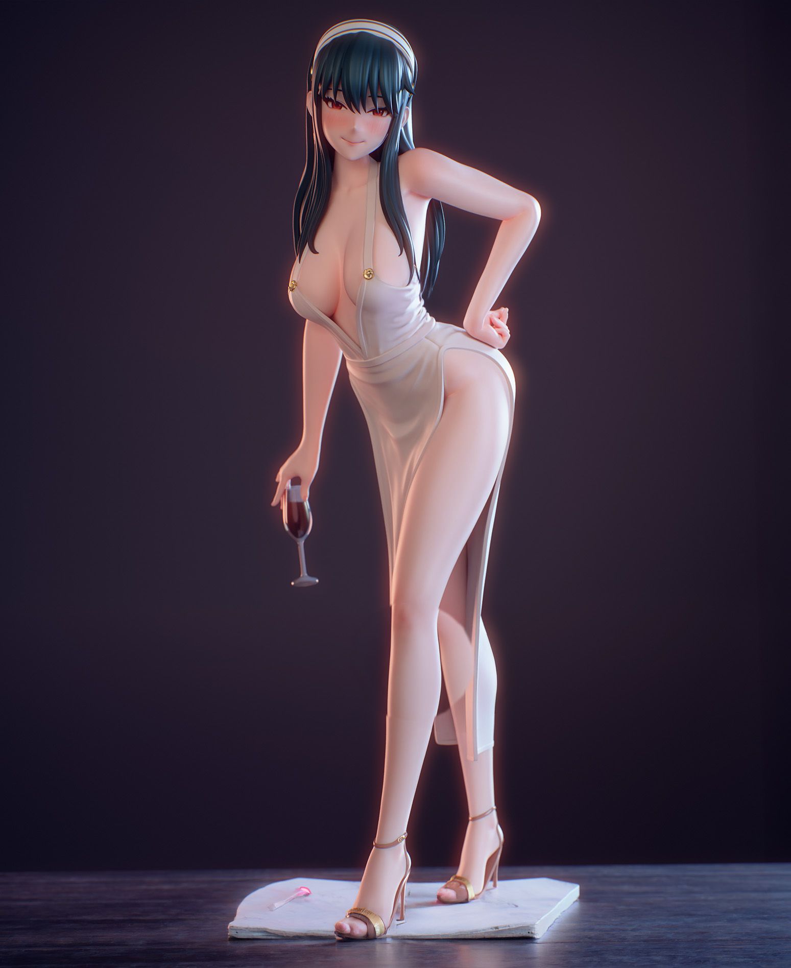 Figura Yor Forger | Spy x Family Fanart autorstwa EggmaStudios SFW,NSFW 3d printed statue,3d printed,3d printed figure,Yor Forger Statue,Spy x Family Statue,nsfw statue