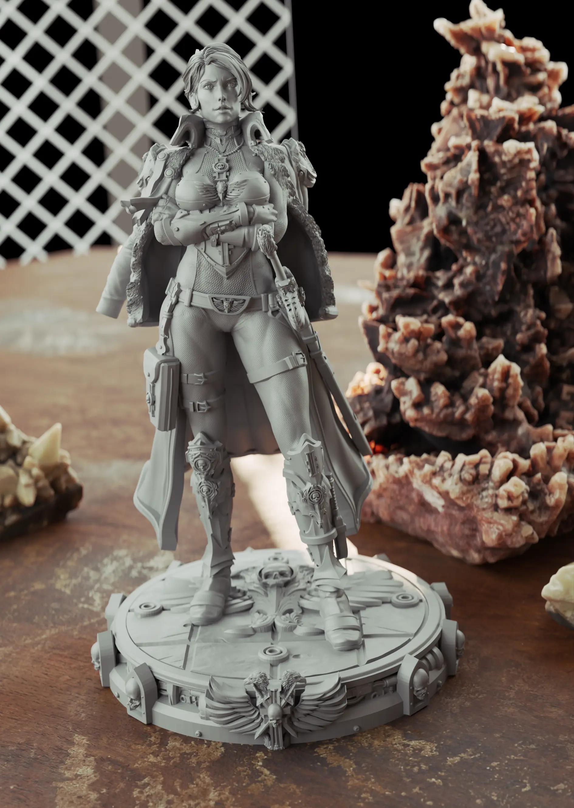 Secret Agent Miniature | 40k Fan Art by 3DArtGuy SFW 3d printed,miniature,3d printed miniature,Secret Agent,warhammer 40k,40k miniature