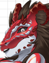 Red Dragon Furry Girl Sticker | Original Vinyl Sticker Futa furry sticker,nsfw sticker,stickers,red dragon furry,futa sticker