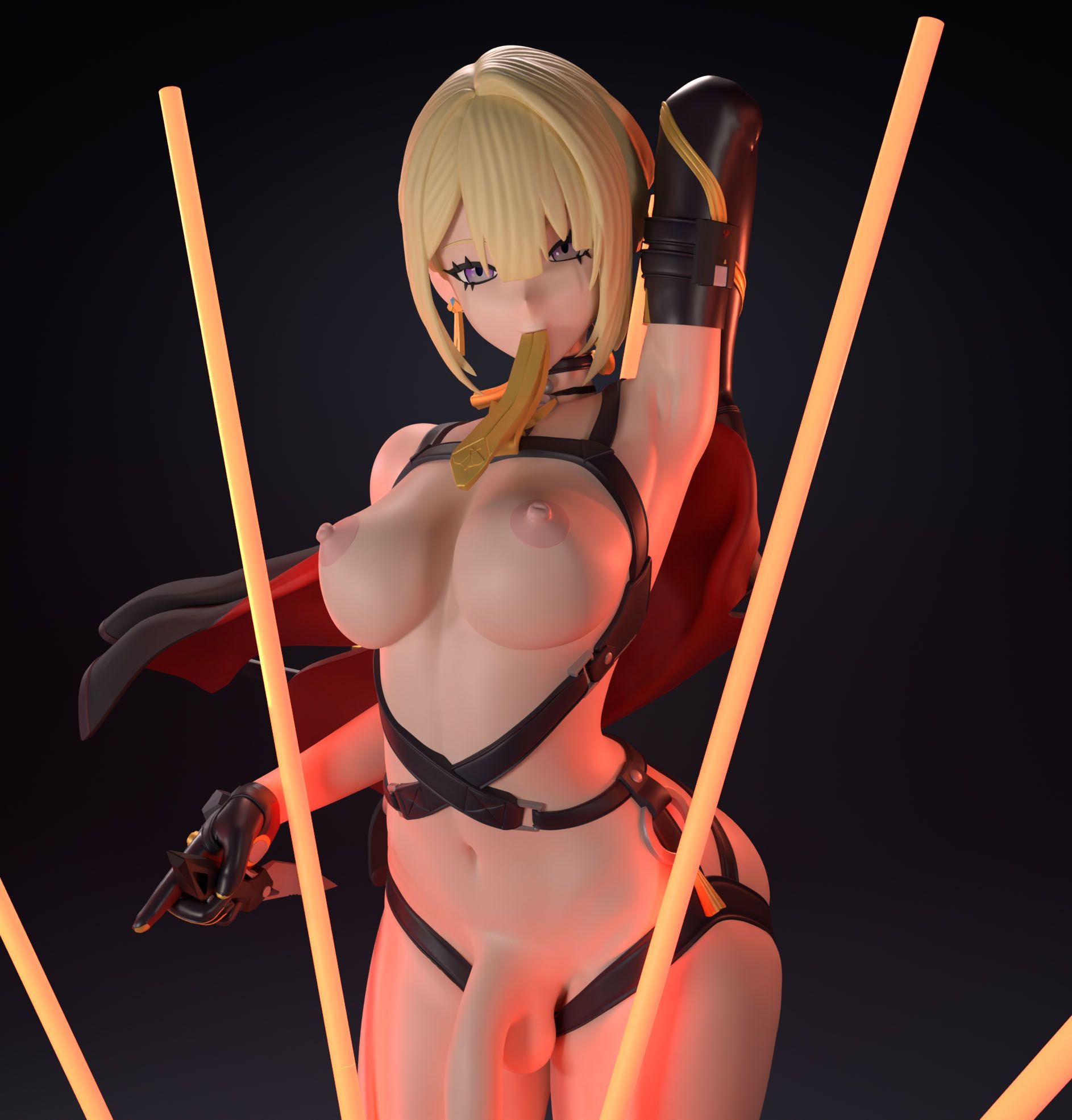 Evelyn Chevalier Statue | Zenless Zone Zero Fan Art by FunserviceSTL SFW,NSFW,Futa 3d printed statue,nsfw statue,Evelyn Chevalier statue,Zenless Zone Zero ,3d printed figure,3d printed,futa figurines,futanari figurines,futanari statue,futa statue