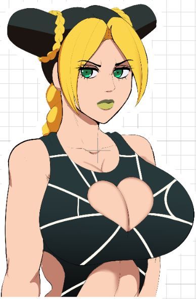 Jolyne Kujo Bust Sticker | Anime Stickers Ecchi Cartoon SFW null