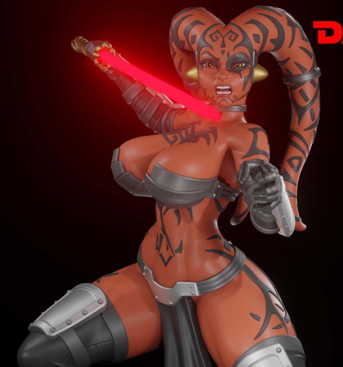 Darth Talon Statue | Star Wars Fan Art by Digital Dark