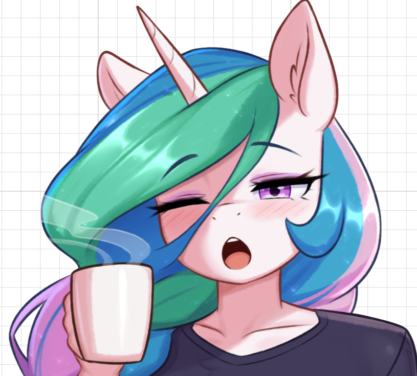 Princess Celestia Sleepy Furry Sticker | My Little Pony Vinyl Sticker NSFW,Futa furry sticker,nsfw sticker,futa sticker,stickers,Princess Celestia,mlp sticker,My Little Pony sticker