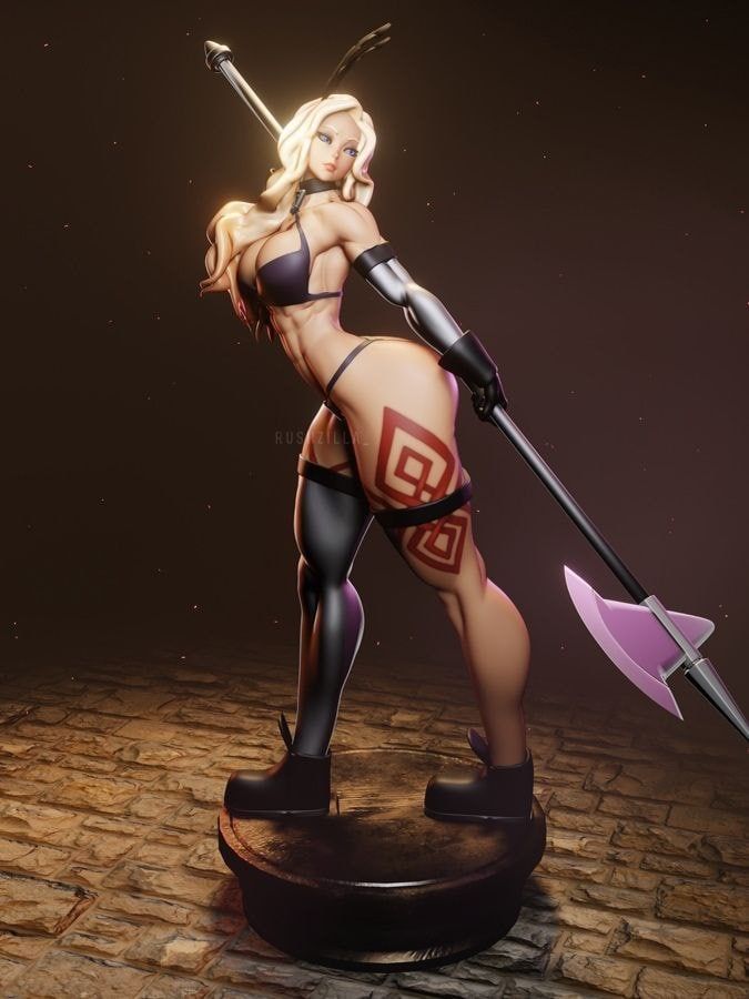 Amazon Statue | Dragon's Crown Fan Art by Rushzilla SFW null