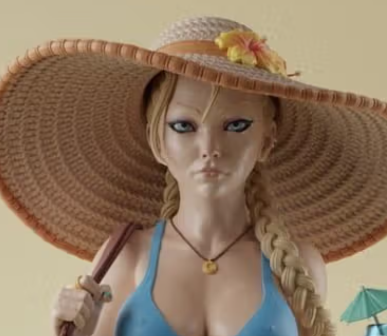 Cammy Statue | Street Fighter Fan Art by E.S Monster SFW,NSFW 3d printed statue,3d printed,nsfw statue,3d printed figure,Cammy Statue,Street Fighter Statue