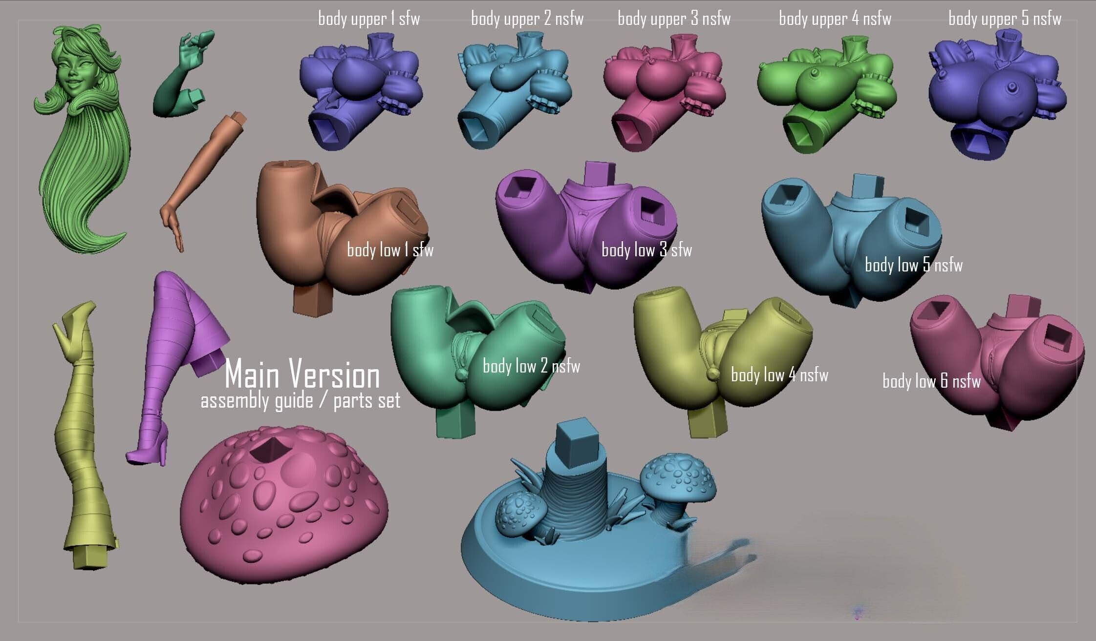 Estatua Alice Sitting | Fan art Wonderland por Digital Dark SFW,NSFW,Futa 3d printed statue,3d printed,nsfw statue,futa statue,3d printed figure,Alice Sitting Statue,Wonderland Statue