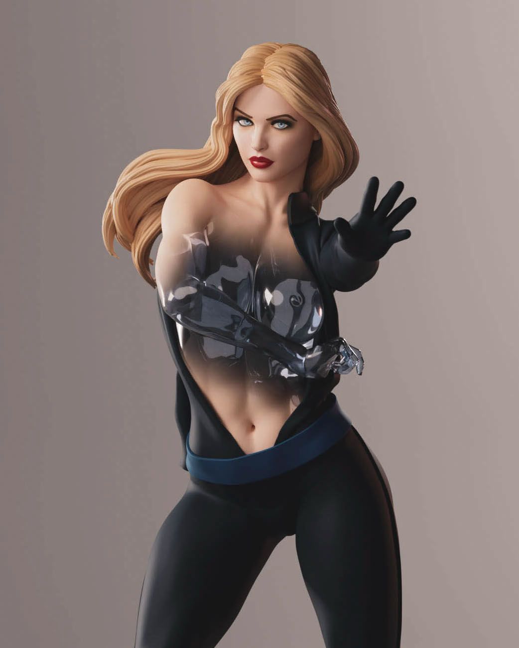 Sue Storm Statue | Marvel Fan Art by Abe3D SFW,NSFW 3d printed statue,sue storm,fantastic4,3d printed figure,3d printed,nsfw statue